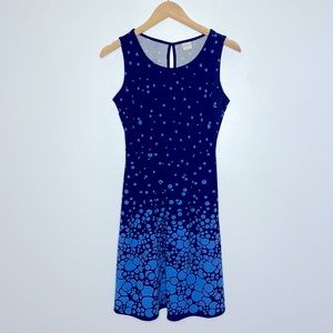 EUC KAILEIGH Blue Polka Dot Dress